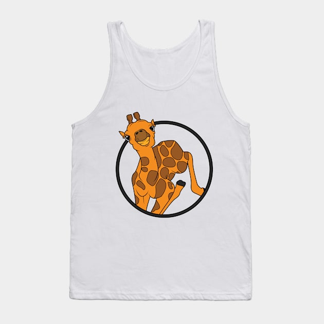 Baby giraffe with Horns Tank Top by Markus Schnabel